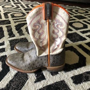 Cinch Boots — Ostrich print